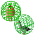 15.7" Ball-Shaped Movable Chicken Coop,Pigeon Rabbit Duck Safe Walking Net,Preventing Trampled by Horse,Predation by Eagles,Dog Bites.Pet Removable Prevent Harassment Safety Hutch(2 Pack) - color: Green(2 Pack)