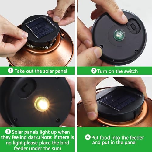 2 Pack Bird Feeders for Outdoors Dragonfly Solar Lanterns Waterproof | Garden Decor Gifts for Women Mom Grandma Metal Solar Decoration Outside LED Lanterns for Yard, Patio, Lawn, Pathway(2 Pack) - size: Dragonfly-2 Pack