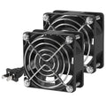 UMLIFE 2PACK 6025 Fan EC Brushless Cooling Fan AC 110V 115V 120V 220V 240V Axial Fan Ball Bearing 60mm x 25mm - color: 60x25mm