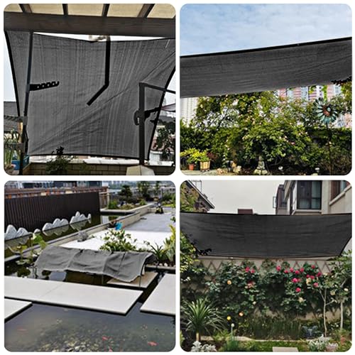 winemana 40% Black Shade Cloth, 3.3 x 6.6 FT Durable Mesh Tarp with Grommets, Resistant Garden Sun Shade Netting, Shading Antifreezing for Pergola, Greenhouse, Plants Growing, Chicken Coop - size: 40%-3.3 FT x 6.6 FT
