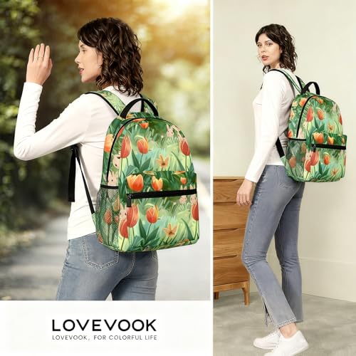 Cute Monkey and Banana Casual Backpack, Lightweight Laptop Bag Daypack, Cartoon Jungle Backpacks for Women Men Teens Students, Fun Polyester Bookbag Gifts for School Work Travel Hiking - color: Monkey