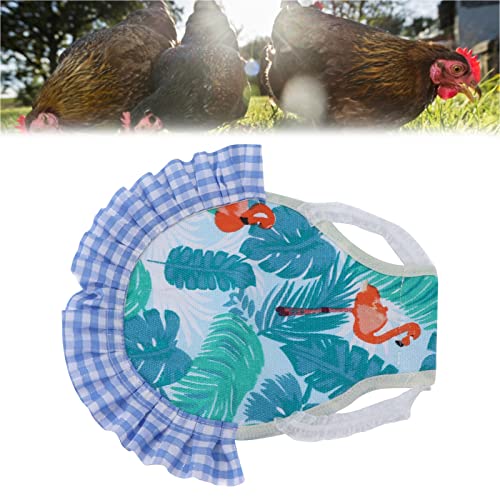 Chicken Jacket Saddles, Comfort Multifunctional Hen Saddles Apron with Elasticity Straps for Protect Back and Wing for Poultry for Hens