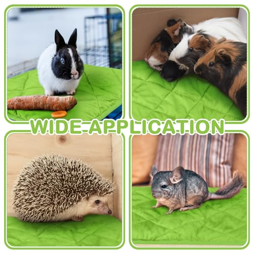 4 Pack Self Heating Cat Pad Self Warming Dog Mat Reflects Body Heat Extra Warm Thermal Pet Pad Washable Dog Cat Bed Crate Bed Mat Blanket(16 x 20 Inch,Green) - color: Green, size: 16 x 20 Inch