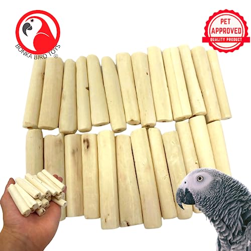 Bonka Bird Toys 2942 Pk24 Mini Sola Sticks Foot Talon Craft Part Bird Toys Cockatiel Parakeet Conure and Similar