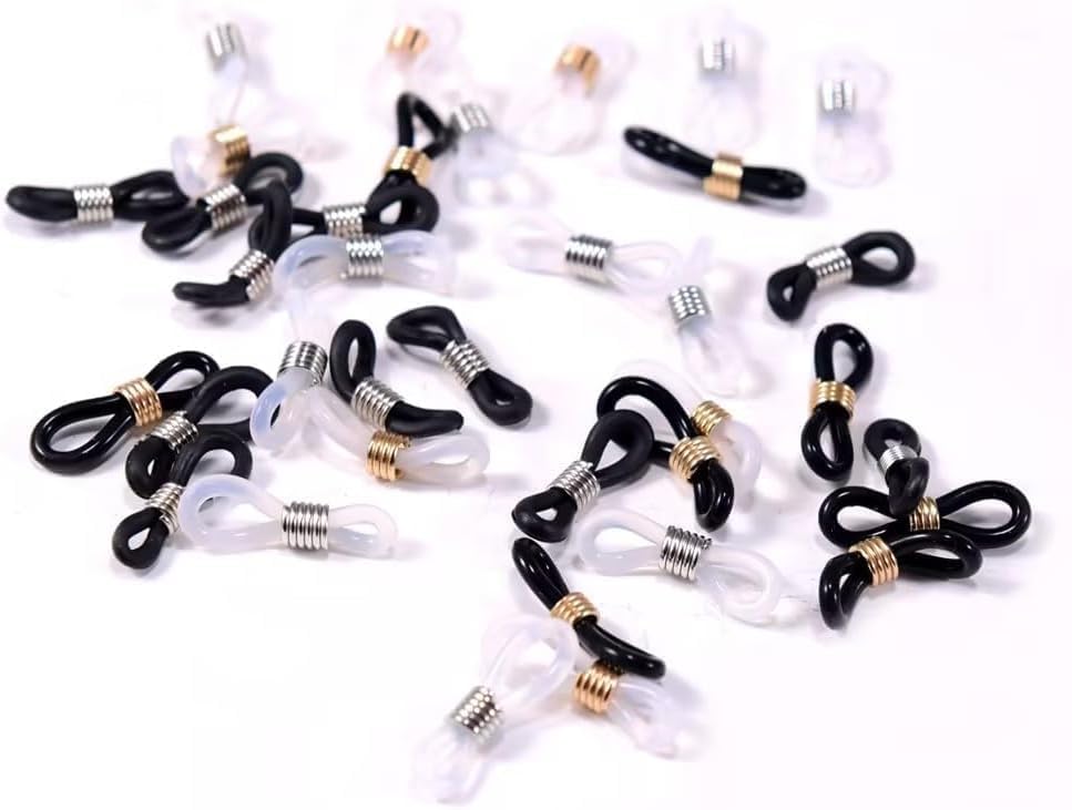 50 Pcs Black Baby Chick Splay Leg Hobble Chicken Leg Bands, Adjustable Chicken Hobble Braces for Spraddle Leg Repair Poultry Care Supplies, Bird Ducks Newly Hatched, Poultry Feeders