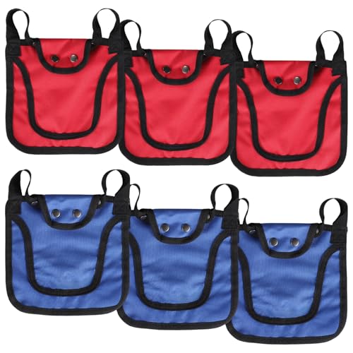 6 Pcs Chicken Saddles for Hens, Adjustable Hen Saddles, Chicken Sweater Aprons, Protects Back and Sides Pecking, Chicken Feather Protectors, Poultry Accessories for Outdoor Use