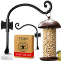 Plant Hangers Outdoor or Indoor Heavy Duty Wall Bracket Hooks | Wrought Iron Metal Hanger Indoor Hook for Hanging Plants Baskets Lanterns Bird Feeders - 2 Pack (Black Axe-Shape Hooks 10") - size: 10 Inch, style: Axe Hooks