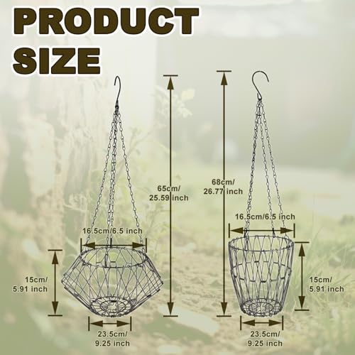 Hanging Chicken Feeder, Foldable Chicken Vegetable and Fruit Food Dispenser, Poultry Feeding Basket with 4 Hanging Chains, Poultry Feeding Vegetable Fast Food Ball (2 Pack) - size: Bag 2Pack