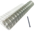 Stainless Steel Hardware Cloth Size:19Gauge 1inch 16inchx8Feet 304 Stainless Steel Welded Wire Mesh Supports Poultry Netting Cage Fence,Keep The Animals Out, Protecting New Plants - size: 1inx16inx8ftx19gauge