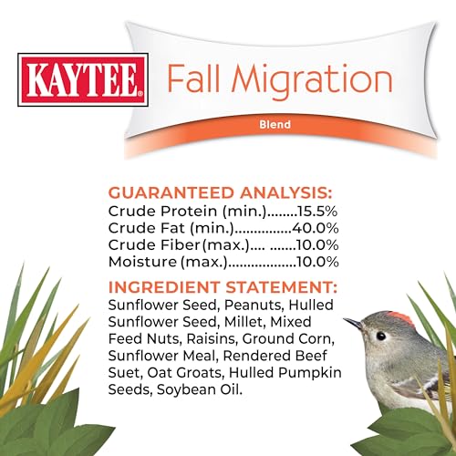 Kaytee Wild Bird Food, Fall Migration Seed Blend, 8 lb - style: Fall Migration