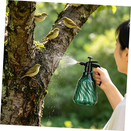 Toddmomy Handheld Bird Bath Sprayer Bottle 2l Plastic Mister for Parakeet Grooming and Cage Cleaning, Small Refillable Pet Sprayer for African Grey, Budgie, Cockatoo