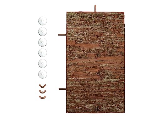 13.6 × 7.9 inch Large Bird Perch Stand Platform, Natural Wooden Small Animals Cage Accessories, Rectangle Stand Perch Shelf for Parrot Parakeet Cockatiel Rat Hamster Guinea Pig Conures Chinchillas - size: 13.6 × 7.9 inch