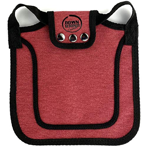 DOWN UNDER OUTDOORS Medium-Large Chicken Saddle Hen Apron Saver (Burgundy) | Adjustable Straps, Chicken Apron, Poultry Saver, Pet Supplies, Including Shoulder Cover, 14 oz Breathable Cotton Canvas - color: Burgundy