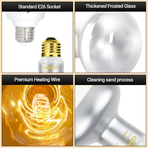 Reptile Heat Lamp Blub Combo Pack, Dual Reptile Lamp Fixture with Intense Basking Spot Light UVA Daylight Reptile Heat Lamp & 26W Energy Saving UVA 10.0 UVB Bulb Spiral Compact Bulb - style: DRL01ST4
