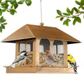 Bird Feeders 3.5LBS for Outdoors Hanging | fit for House Finches, American Goldfinches, Black-capped Chickadees, House Sparrows, Pine Siskins, Chipping Sparrows so on - size: 3.5LBS