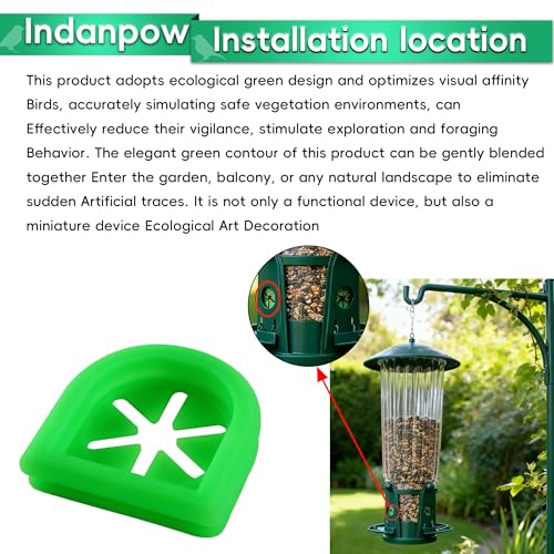 FlexPorts Replacement Compatible with Perky-Pet 334-1SR, 8-Pack | Garden Green Hard Rubber; Compatible with Perky-Pet 334-1SR Bird Feeders Replacement Port Squirrels-Proof Bird Pet Feeder