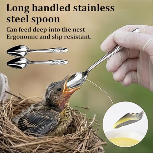 Baby Bird Feeding Syringe Kit,Hand Feeding Syringe for Birds,Pet Syringe Feeding Tool, Parrot Feeding Tubes Set for Small Baby Birds Pet Kittens (A) - color: A