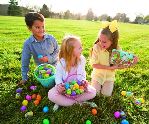 Fun Express Resurrection Eggs 12 Pack - Christian Easter Egg Stuffers with Holy Week Story for Kids | Religious Easter Basket Filler for Egg Hunt | Pre Filled Easter Eggs Bulk for Church & Family