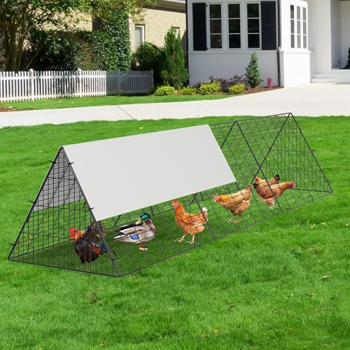 Chicken Run Tunnel for Yard & Outside | Outdoor Chicken Run Tunnel for Yard, Also for Ducks & Rabbits, Outside Chicken Tunnel
