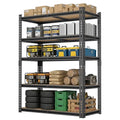 5 Tier Garage Shelving, Adjustable Heavy Duty Garage Shelves | 72 "H Metal Storage Shelves Unit for Basement,Warehouse,Pantry Kitchen - size: 72*36*16