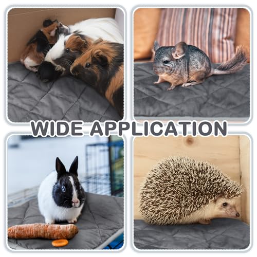 4 Pack Self Heating Cat Pad Self Warming Dog Mat Reflects Body Heat Extra Warm Thermal Pet Pad Washable Dog Cat Bed Crate Bed Mat Blanket(Gray,19 x 27.5 Inch) - color: Gray, size: 19 x 27.5 Inch