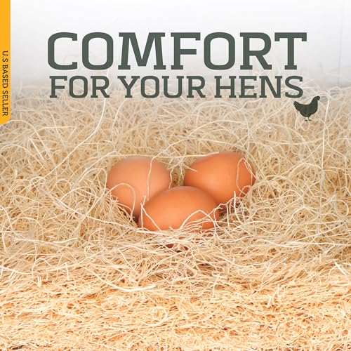 Rural365 Chicken Nest Box Liners 12 Pack - Chicken Coop Bedding, Poultry Supplies Chicken Bedding Nest Liners Chickens