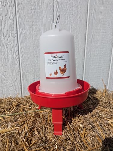 Hen's Choice™ Chick Feeder and Waterer Set, 6.5 lb Feeder, 1.5 L Waterer