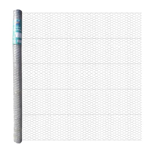 20GA Galvanized 60in x 50ft x 1in Mesh Chicken Wire Hexagonal Poultry Netting - size: 60"x50'