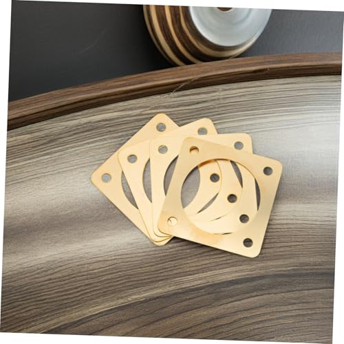 4Pcs Sparrow House Metal Entrance Protector Durable Predator Defense Hole Guard with Inner Diameter for Easy Outdoor Mounting for Birdhouse Protection