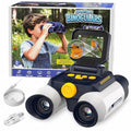 Kids Binoculars with Night Vision Camera, 10X Zoom Digital Adventures Telescope with 2.4" IPS Screen, Nature Explorer STEM Toys for Bird Watching Camping, Gifts for Boys Girls Age 4-12 - White - color: Cream