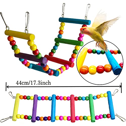 Bird Parakeet Cockatiel Toys, ESRISE Parrots Budgies Cage Accessories
