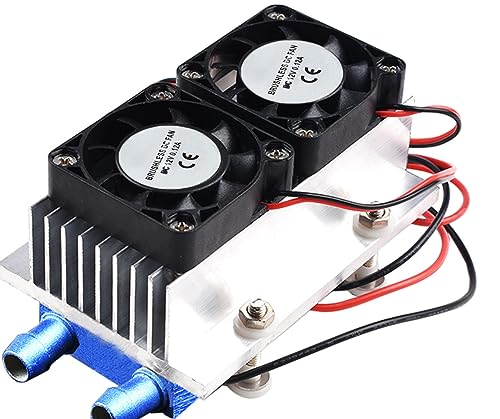 144W Semiconductor Refrigeration Cooler Kit - DIY Peltier Cooler 12V TEC1-12706 Peltier Heatsink Module for DIY Car Electronic Refrigerator - style: Dual