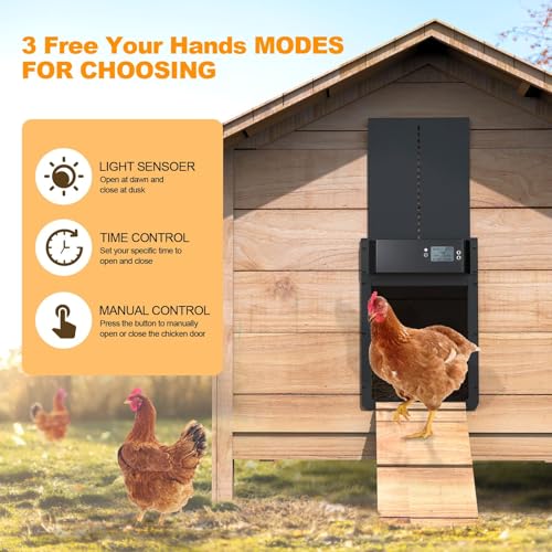 Automatic Chicken Coop Door Solar Powered