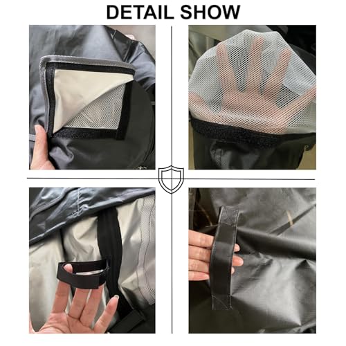 Bird Cage Cover - 600D Bird Cage Covers for Night Heavy Duty & Waterproof,Bird Cage Covers for Night, Good Night Bird Cage Covers for Large Bird Cage，Size 18 x 18x 29 Inch