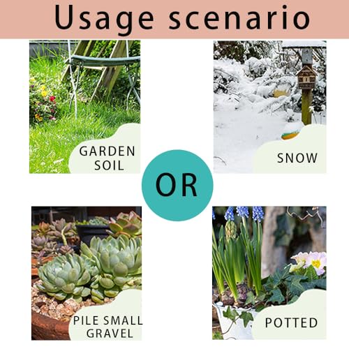 OULIGET Creative Duck Garden Decorative Stakes,Interesting Duck Garden Pile Decoration,Courtyard Decoratively Plastic Outdoor Animals,2 Pieces.
