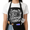 Sourdough Starter Apron for Women with Large Pockets - Funny Baking Aprons, Adjustable Professional Kitchen Apron for Bread Making, Grilling - Unique Sourdough Gifts for Bakers & Moms - C18 - color: Sourdough Starter