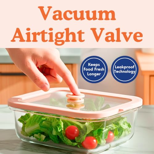 Non-Toxic Glass Food Containers with Lids, 4-Pack, 35 oz, Airtight, Gray | Plastic & BPA free. Glass body, glass lid & platinum silicone seal. Airtight & leakproof. Freezer & microwave safe. - color: Gray, size: 35 Oz