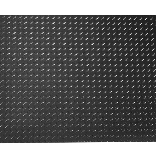 VEVOR Garage Floor Roll, 4 x 20 ft Garage Flooring Mat, 3 mm Thickened Rubber Diamond Plate Floor Protector Mat, Non-Slip, Wear-Resist, Waterproof, Easy to Clean for Warehouse, Gyms,Trailer, Black - size: 4 ft x 20 ft