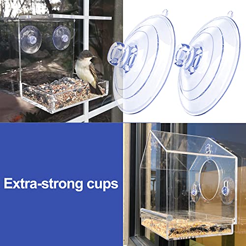 Bird Feeder Suction Cup, Bird Feeder Window Suction Cup, Bird Feeder Suction Cups Replacement (5 Pcs)
