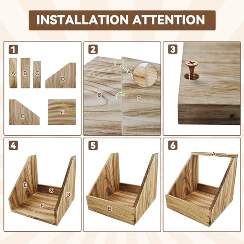 Wooden Chicken Nesting Box,Single Compartment Chickens Nest Box Easy Assembly Large Duty Hen Egg Laying Boxes Chicken Coop Accessories for Hens Ducks Poultry Farm
