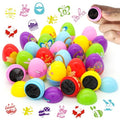 Childom 24 Pcs Easter Egg Fillers Stuffers for Kids, Easter Stamps Basket Stuffers, Easter Stamps Toys Bulk for Easter Eggs Hunt, Easter Party Favors for Goodie Bags,Classroom Prize Supplies, Children - style: Easter