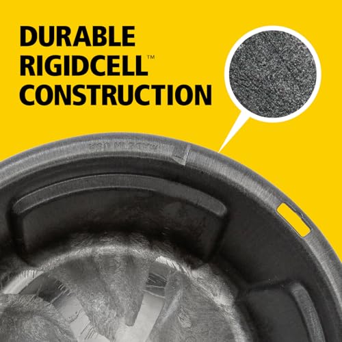 Rubbermaid Commercial Products Brute 6-Gallon Animal Pan Feeder, RigidCell Construction, Stackable Livestock Feed Bowl, Made in USA - size: 6 Gal, style: Pan Feeder