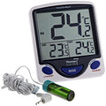 labForce (Powered by Thomas Scientific) Traceable Jumbo Display Refrigerator/Freezer Thermometer | Monitor Water Baths, Heating Blocks, Incubators, and Refrigerators (1 Each)