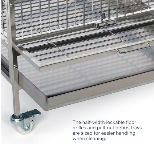 Prevue Pet Products Imperial XXL Stainless Steel Bird Cage - size: XXL