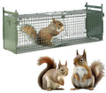 Timaze 26" Foldable Double-Door Live Animal Traps Cage | Live Animal Trap with Pedal Triggers,suitable for Kittens,Squirrels,Rabbits weighing up to 5.5 pounds
