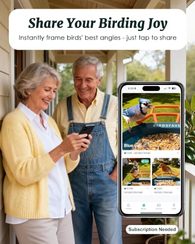 Bird Feeder with Camera Solar Powered 2K Video with 32GB Card Auto Capture | Instant App Alert, AI Identify, Easy Refill, 1.8L Capacity, IP65 Weatherproof, Pole/Bracket Mount, 3 DIY Add-ons, 2.4G Wifi - color: Blue