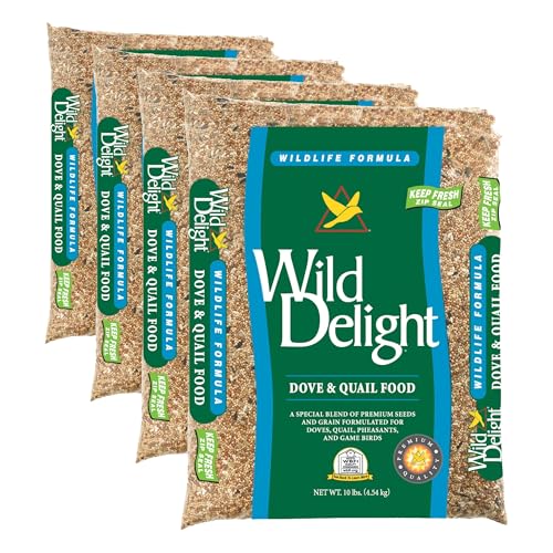 Wild Delight Dove & Quail Food, 10 lb (Pack of 4) - size: 10 Pound (Pack of 4)