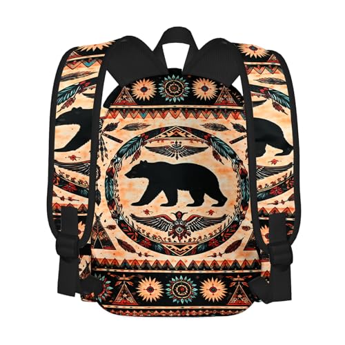Western Kids Backpack School Backpack Teens Bookbag for Girls Boys Hiking Camping Travel Sports - color: Western