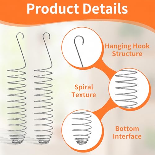2 Pack Small Bird Millet Spray Holder & Snack Feeder - Hanging Parrot Treat Stand with Cuttlebone & Mineral Block for Beak Exercise, Metal Cage Accessories for Small Parrots & Parakeets Gifts