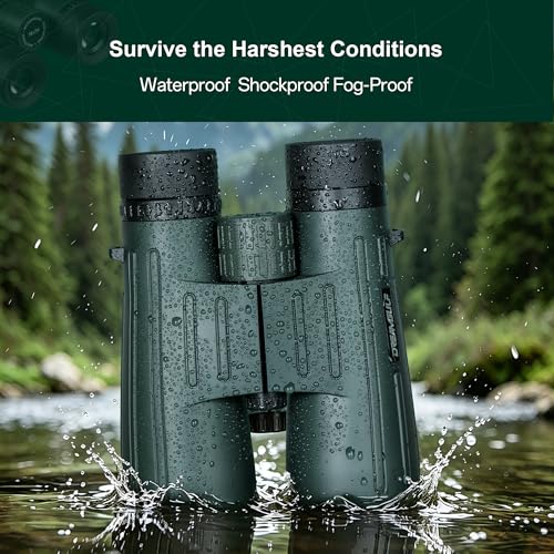18x56 UHD Binoculars for Adults High Powered with Upgraded Phone Adapter, Wide Field of View Binoculars with Clear Low Light Vision, Lightweight Waterproof Binocular for Bird Watching Travel Cruise
